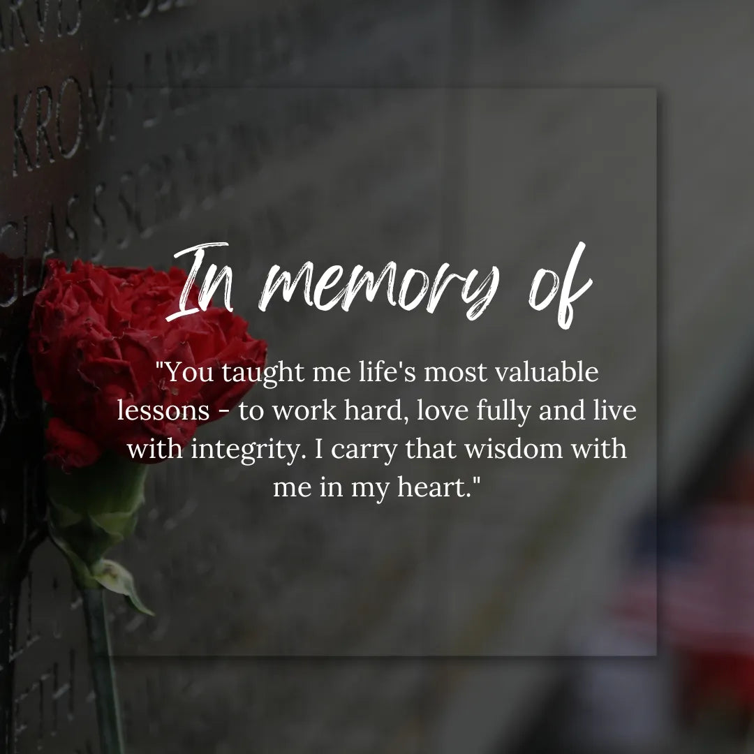 Beautiful Memorial Quotes & Poems for Services